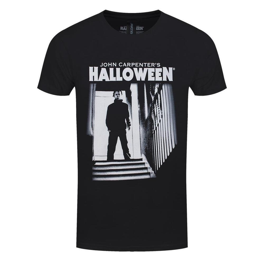 Halloween Stairs Mens Black Tshirt